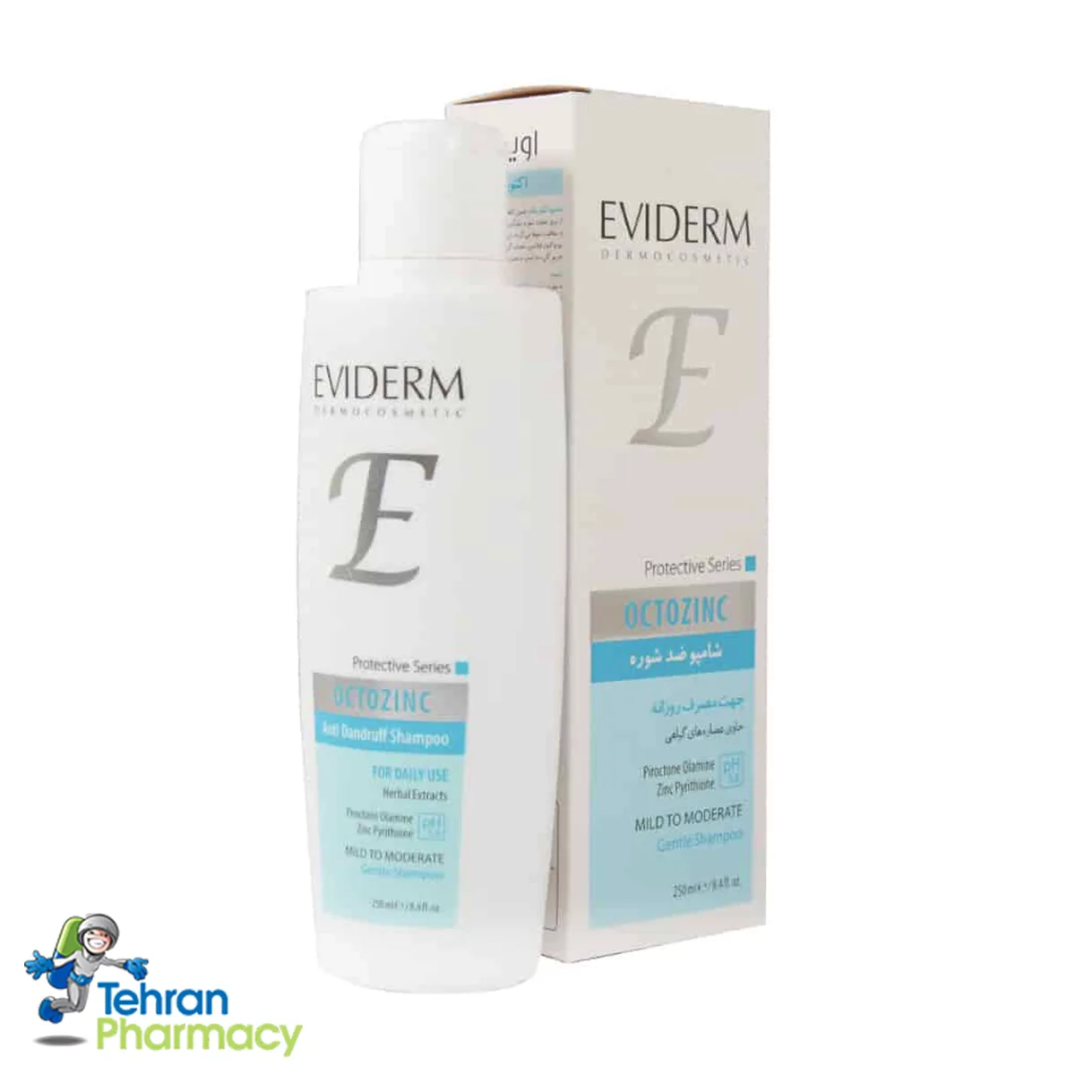 شامپو اکتوزینک ضد شوره اویدرم